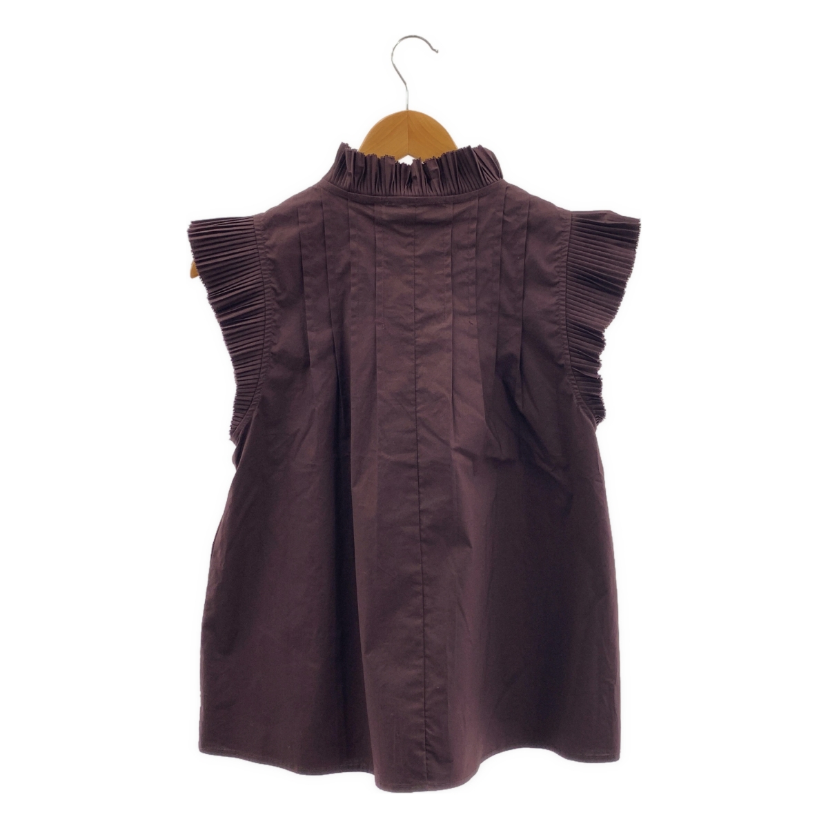 sea New York / シーニューヨーク コットン プリーツ ノースリーブシャツ