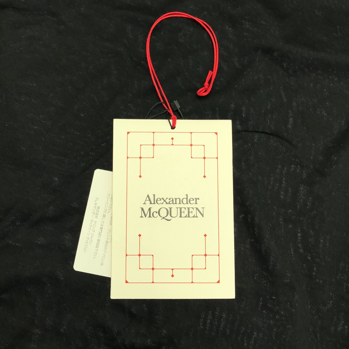 ALEXANDER MCQUEEN / アレキサンダーマックイーン ロゴ エンブロイダリー クルーネック カットソー