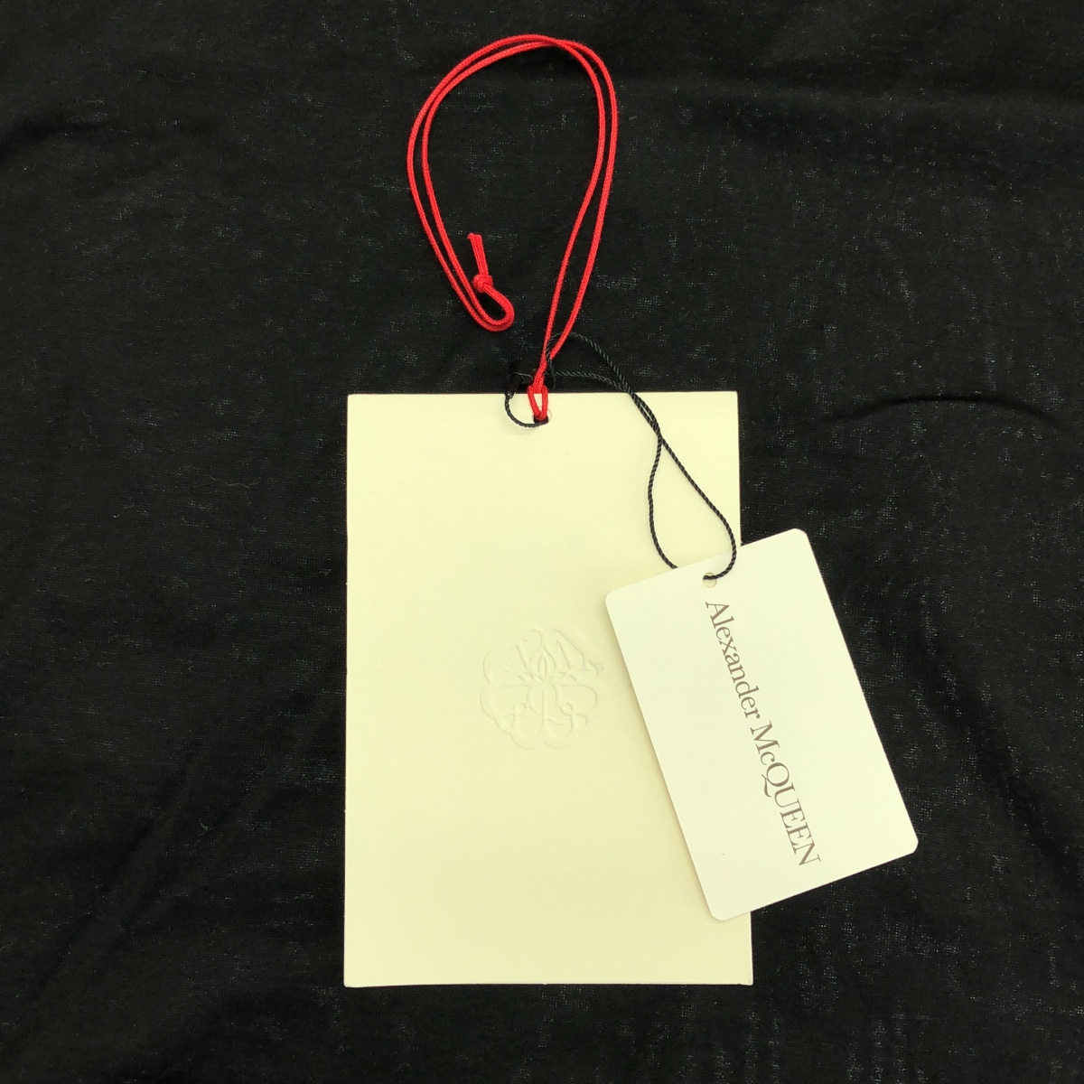 ALEXANDER MCQUEEN / アレキサンダーマックイーン ロゴ エンブロイダリー クルーネック カットソー