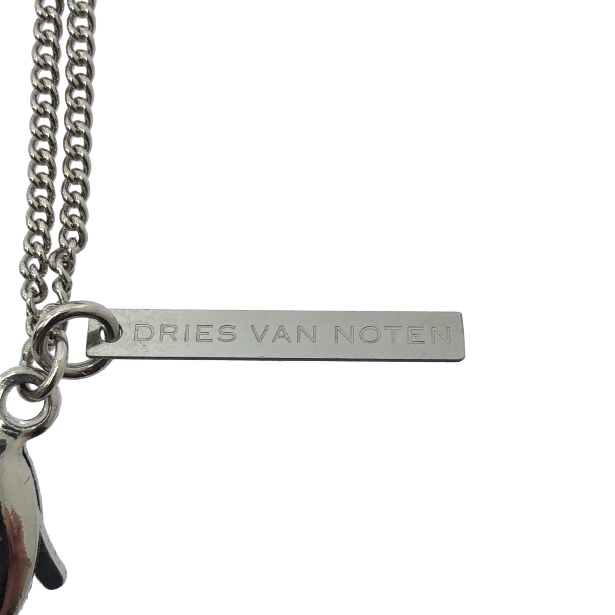 DRIES VAN NOTEN / ドリスヴァンノッテン タイガーアイ ストーン チェーンネックレス