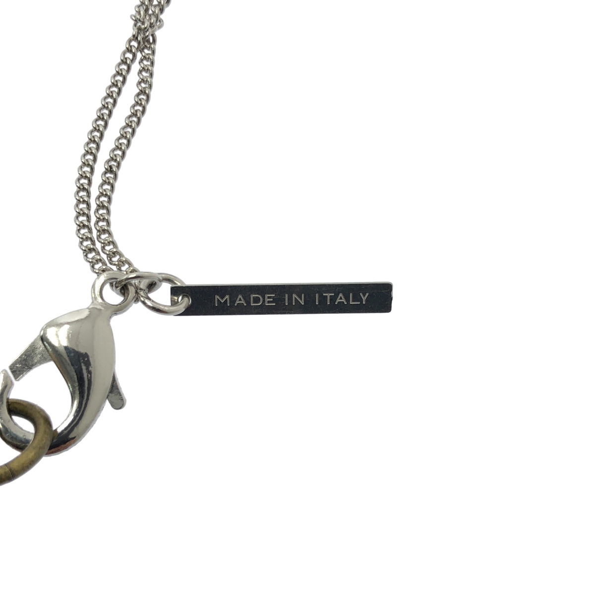 DRIES VAN NOTEN / ドリスヴァンノッテン タイガーアイ ストーン チェーンネックレス