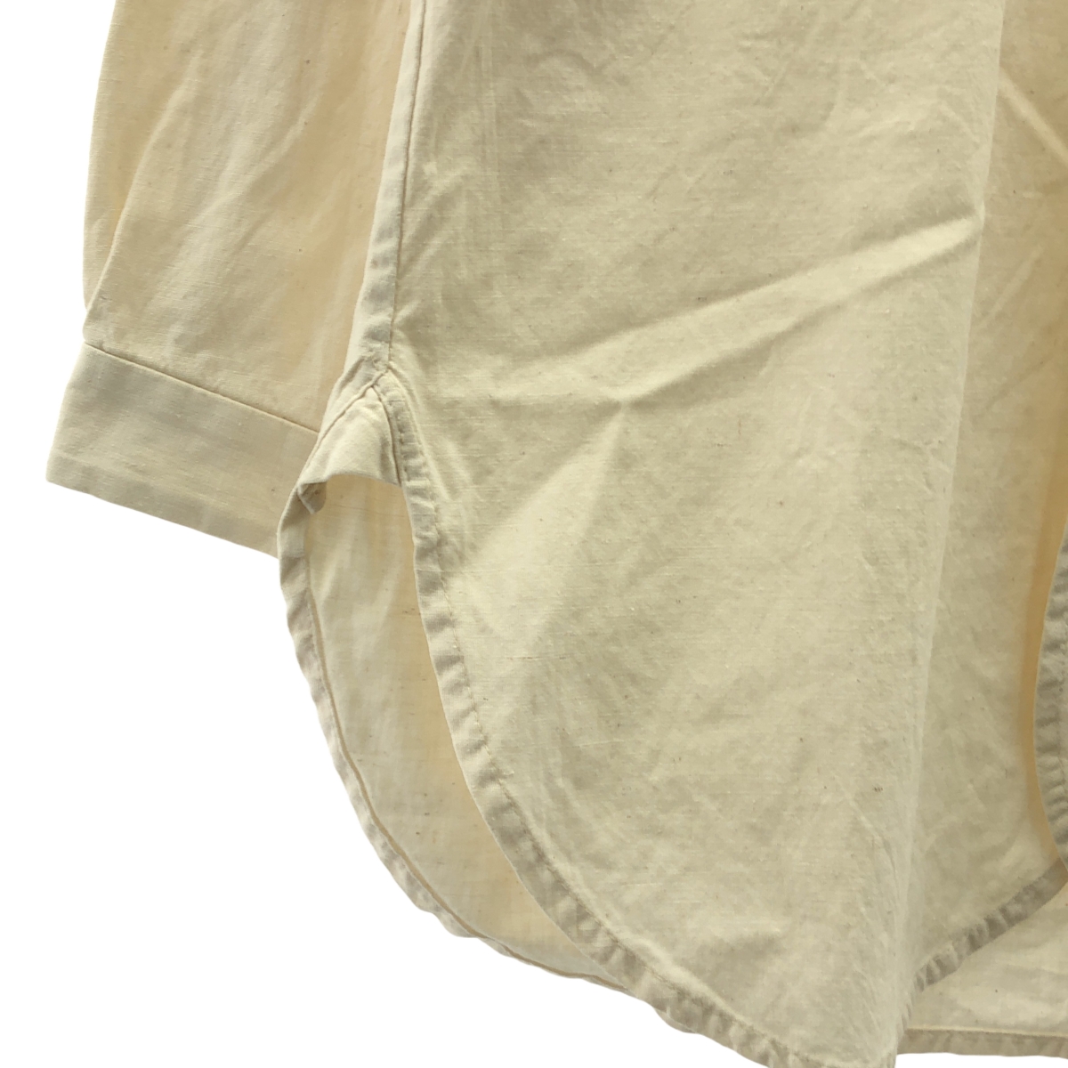 FRANK LEDER / フランクリーダー INTAGE BED LINEN SHIRT インテージ ベッド リネン シャツ