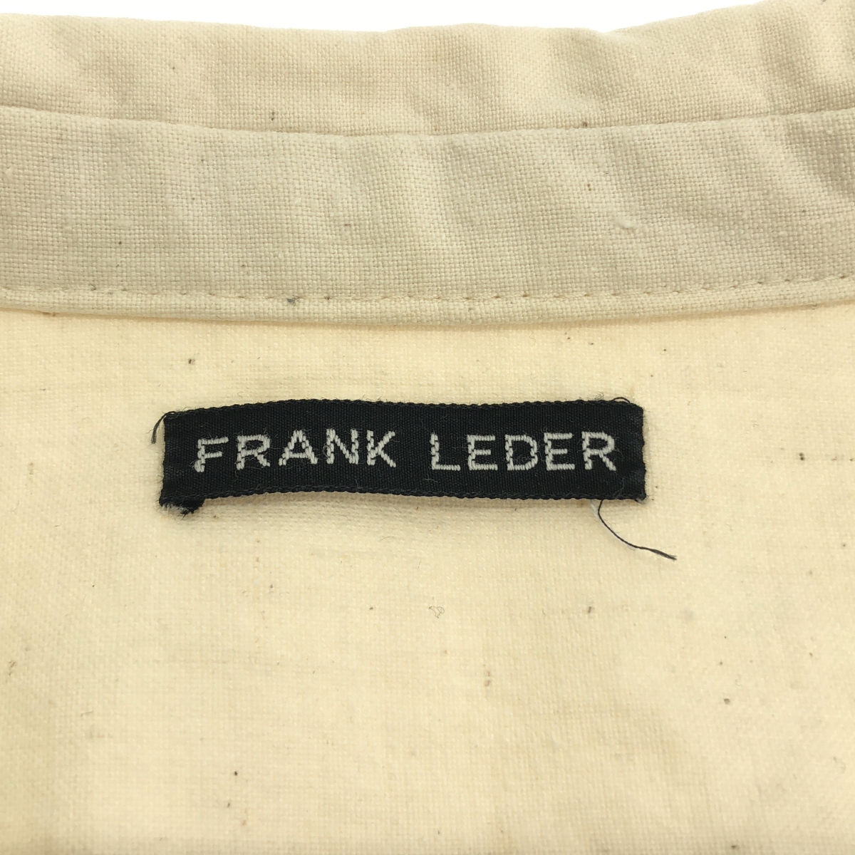 FRANK LEDER / フランクリーダー INTAGE BED LINEN SHIRT インテージ ベッド リネン シャツ