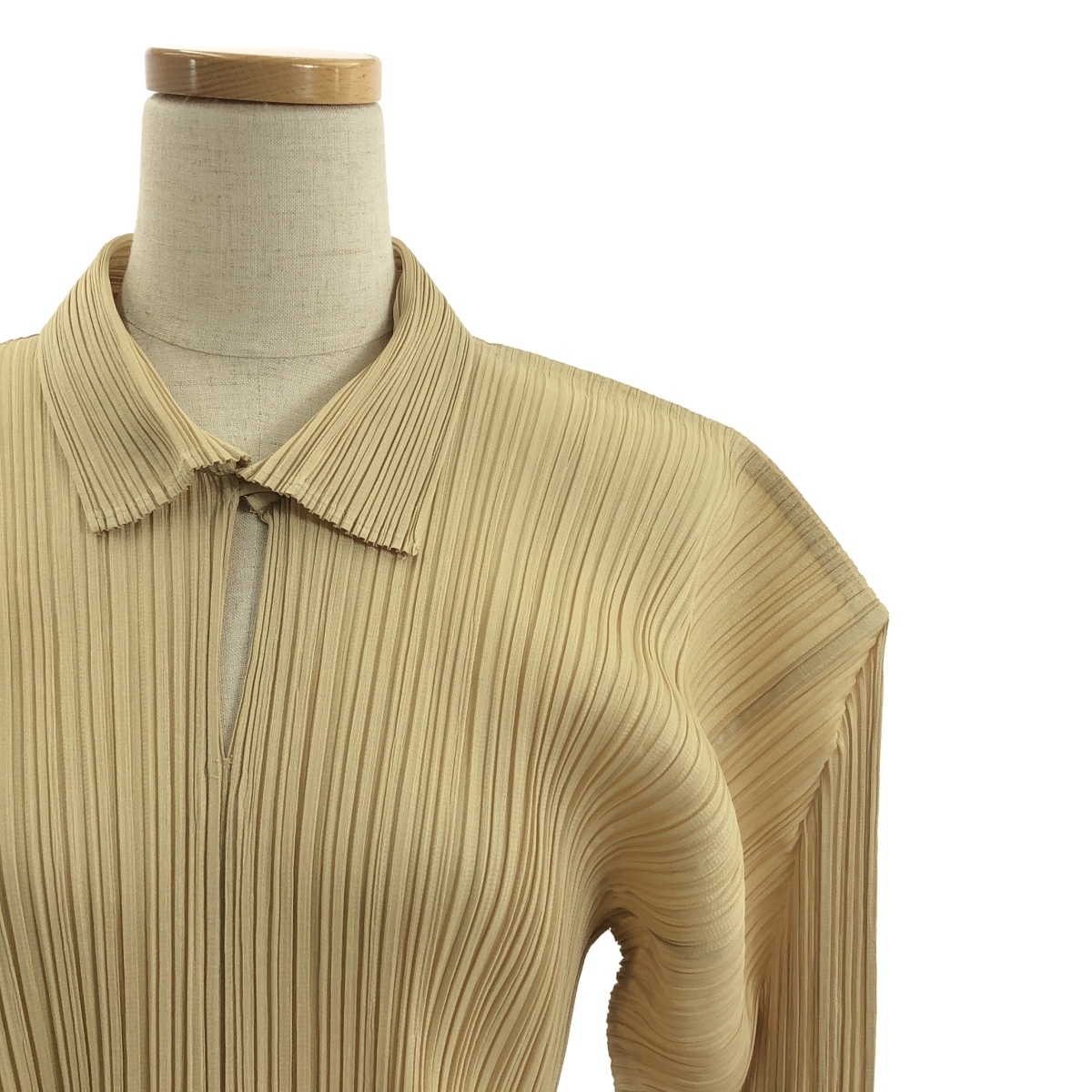PLEATS PLEASE ISSEY MIYAKE / プリーツプリーズイッセイミヤケ プリーツ 襟付き カットソー プルオーバー