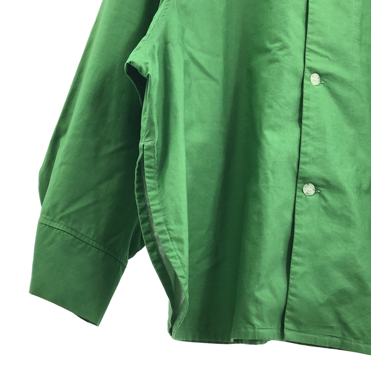 SHINYA KOZUKA / シンヤコヅカ A SLIT コットンシルク オーバーサイズシャツ