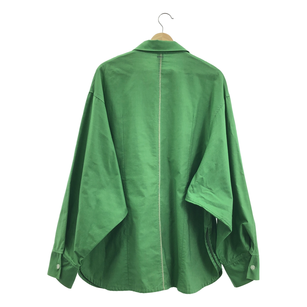 SHINYA KOZUKA / シンヤコヅカ A SLIT コットンシルク オーバーサイズシャツ