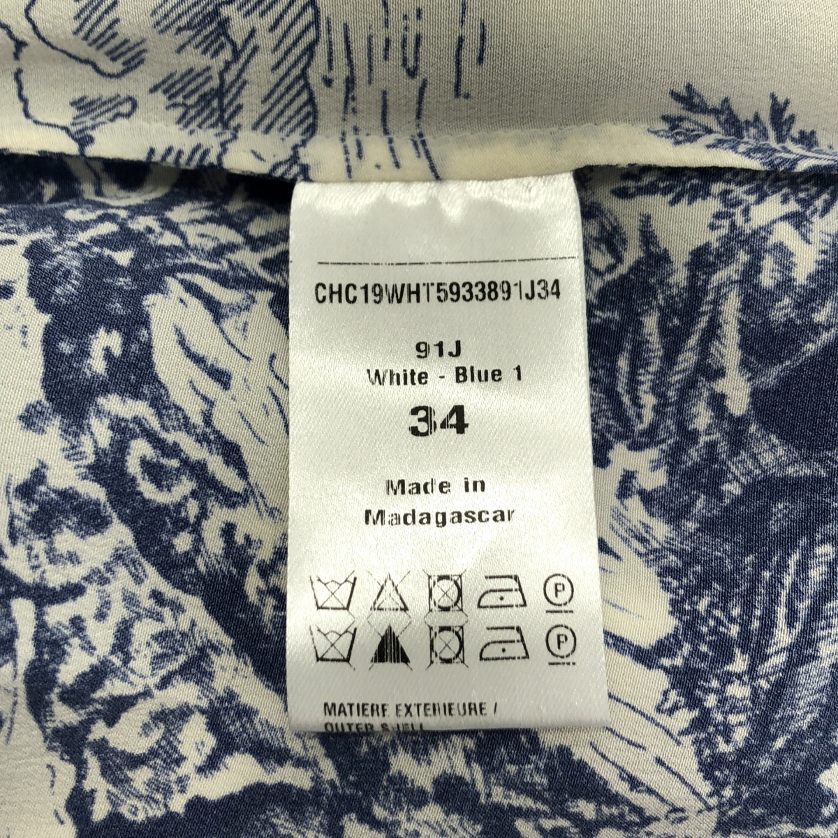 Chloe / クロエ シルク 総柄 シャツ ブラウス