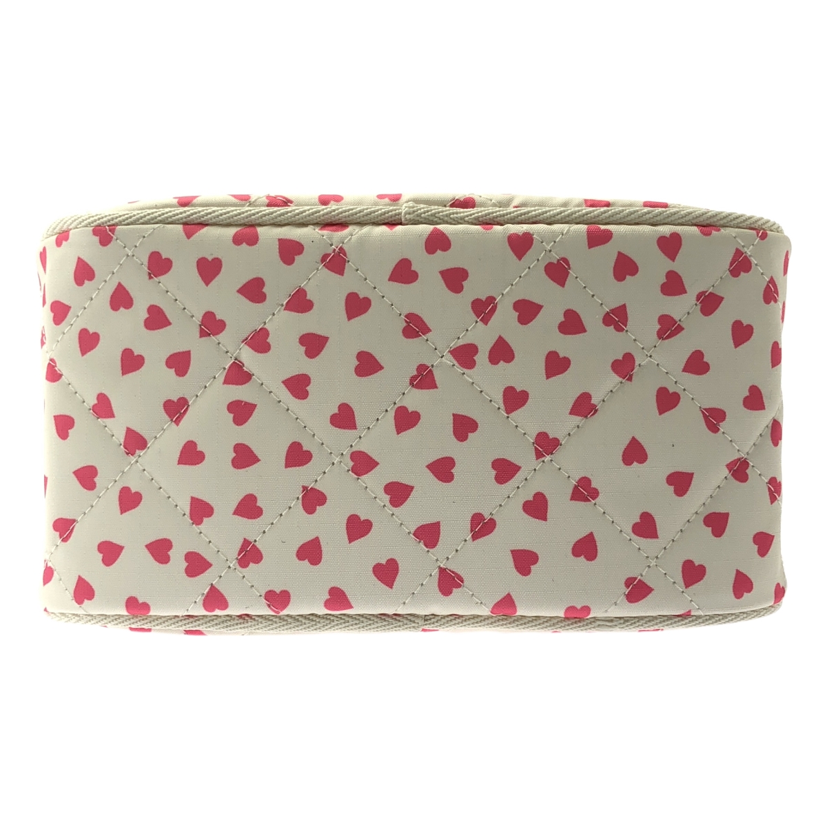 LeSportsac / レスポートサック 神崎恵さんコラボ BEAUTY MAKEUP BAG コーラル ハート キルト バッグ