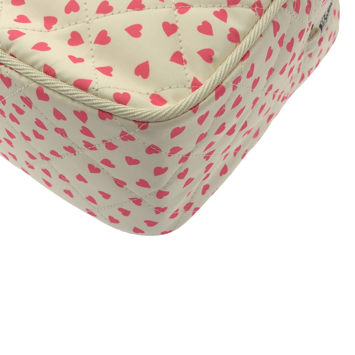 LeSportsac / レスポートサック 神崎恵さんコラボ BEAUTY MAKEUP BAG コーラル ハート キルト バッグ