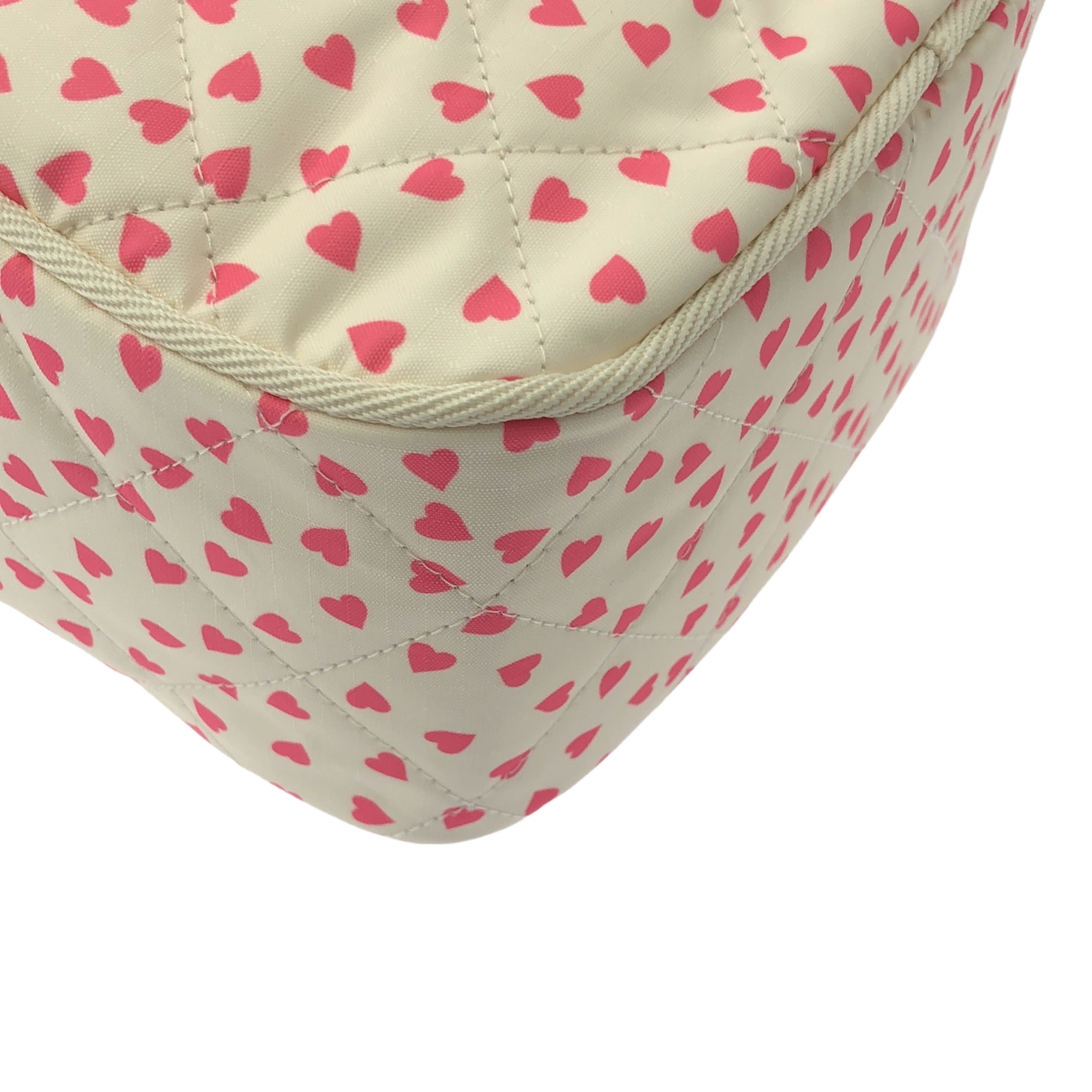 LeSportsac / レスポートサック 神崎恵さんコラボ BEAUTY MAKEUP BAG コーラル ハート キルト バッグ