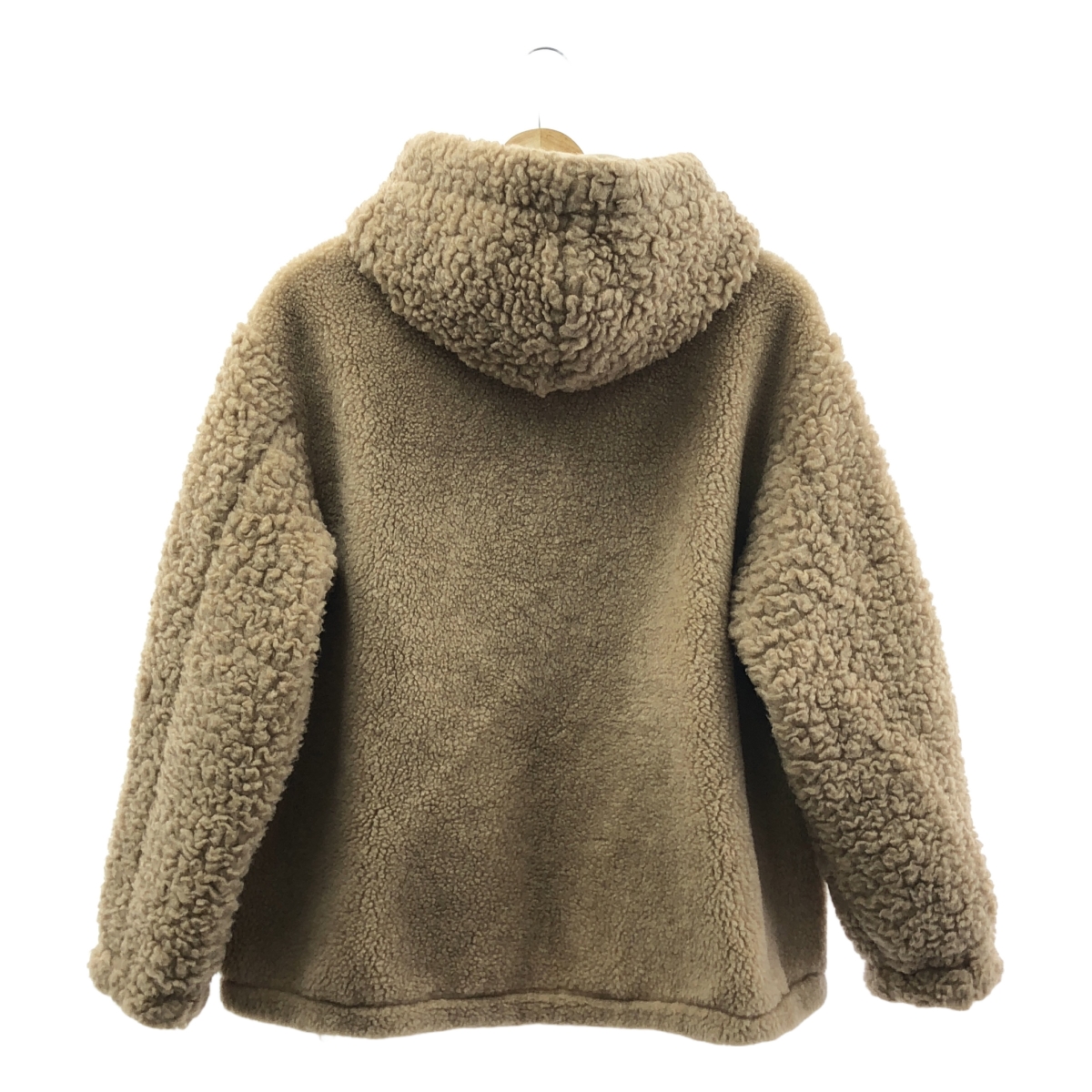 その他 キャメルファー ボア フーデッドジャケット