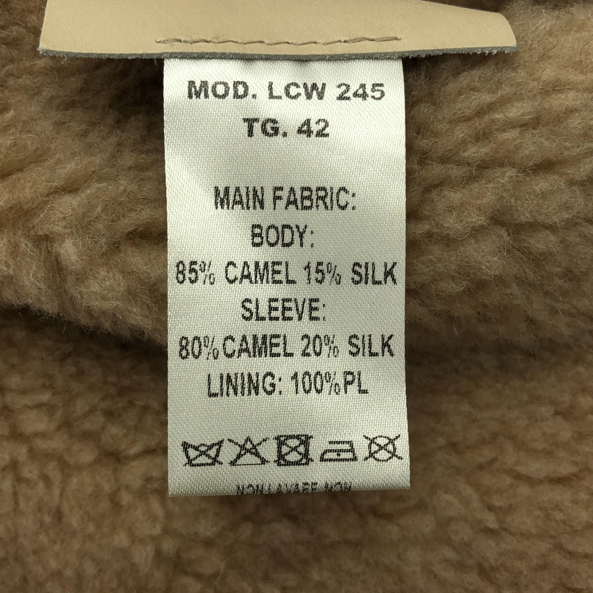 その他 キャメルファー ボア フーデッドジャケット