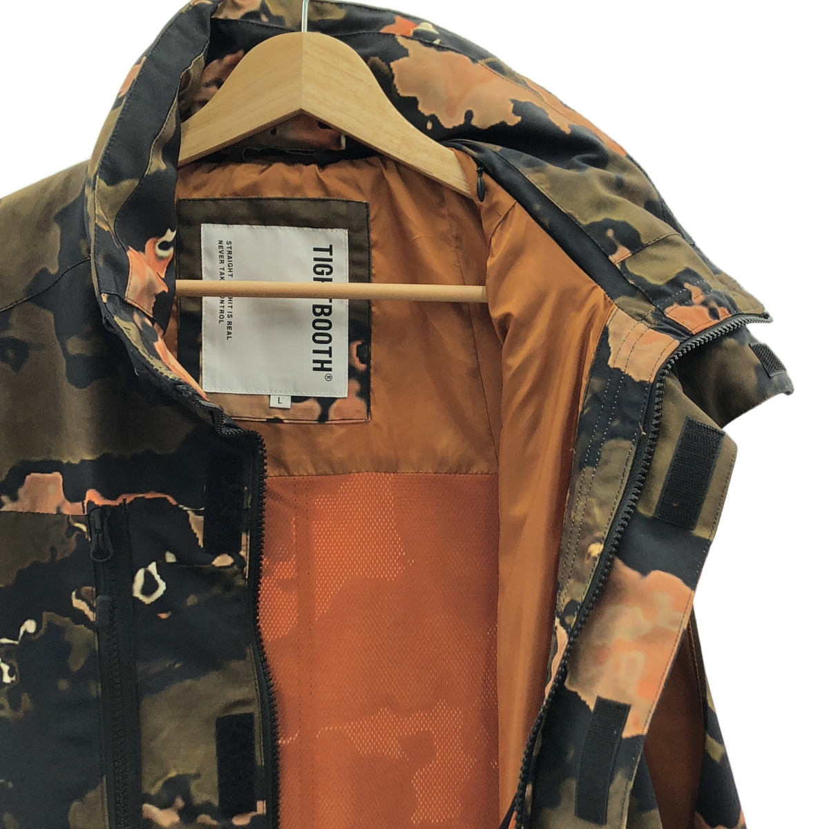 TIGHTBOOTH PRODUCTION / タイトブースプロダクション RIPSTOP TACTICAL VEST ORANGE CAMO リップストップ タクティカル ベスト オレンジカモ 迷彩