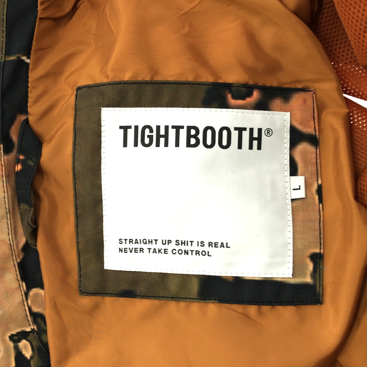 TIGHTBOOTH PRODUCTION / タイトブースプロダクション RIPSTOP TACTICAL VEST ORANGE CAMO リップストップ タクティカル ベスト オレンジカモ 迷彩