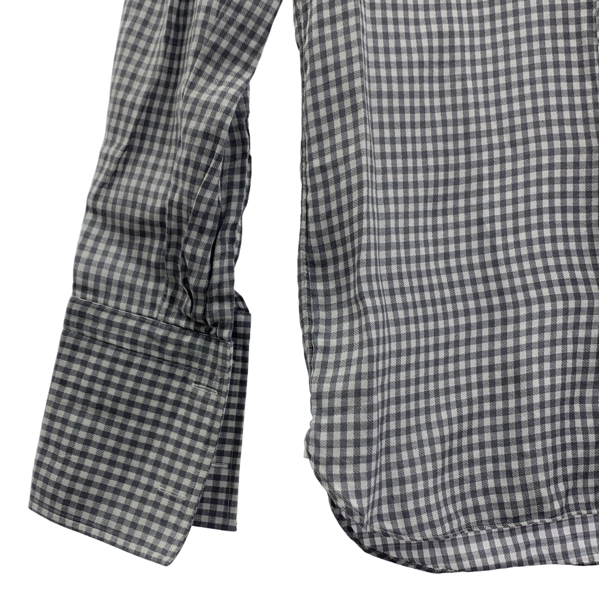 TOM FORD / トムフォード ピンホールカラー チェック コットン シャツ