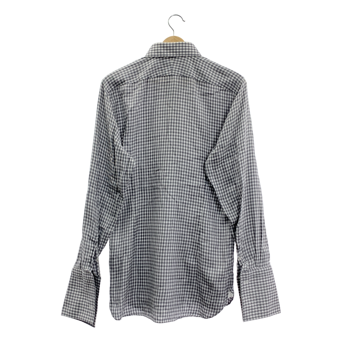 TOM FORD / トムフォード ピンホールカラー チェック コットン シャツ