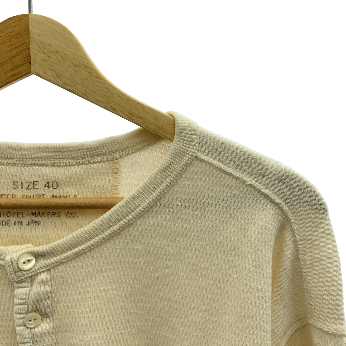 PHIGVEL / フィグベル サーマル ヘンリーネック カットソー