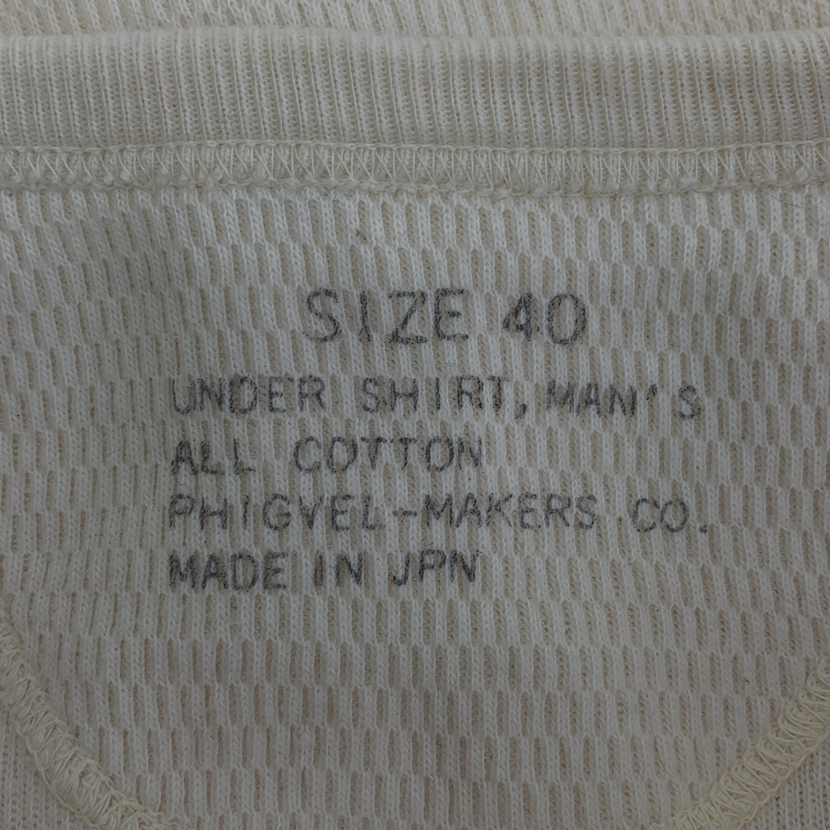 PHIGVEL / フィグベル サーマル ヘンリーネック カットソー