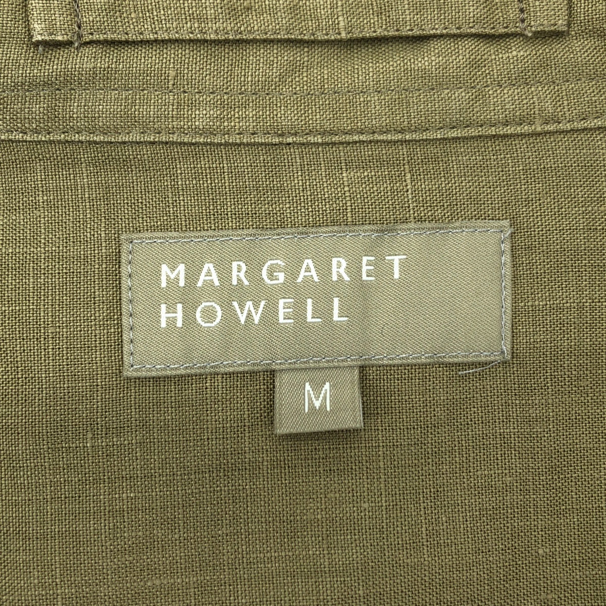 MARGARET HOWELL / マーガレットハウエル リネン オーバーシルエット シャツ