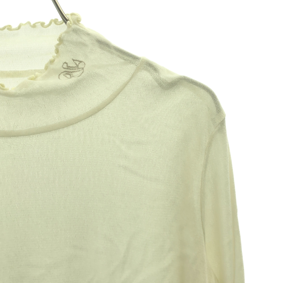 その他 ハイネック シアー ニット カットソー