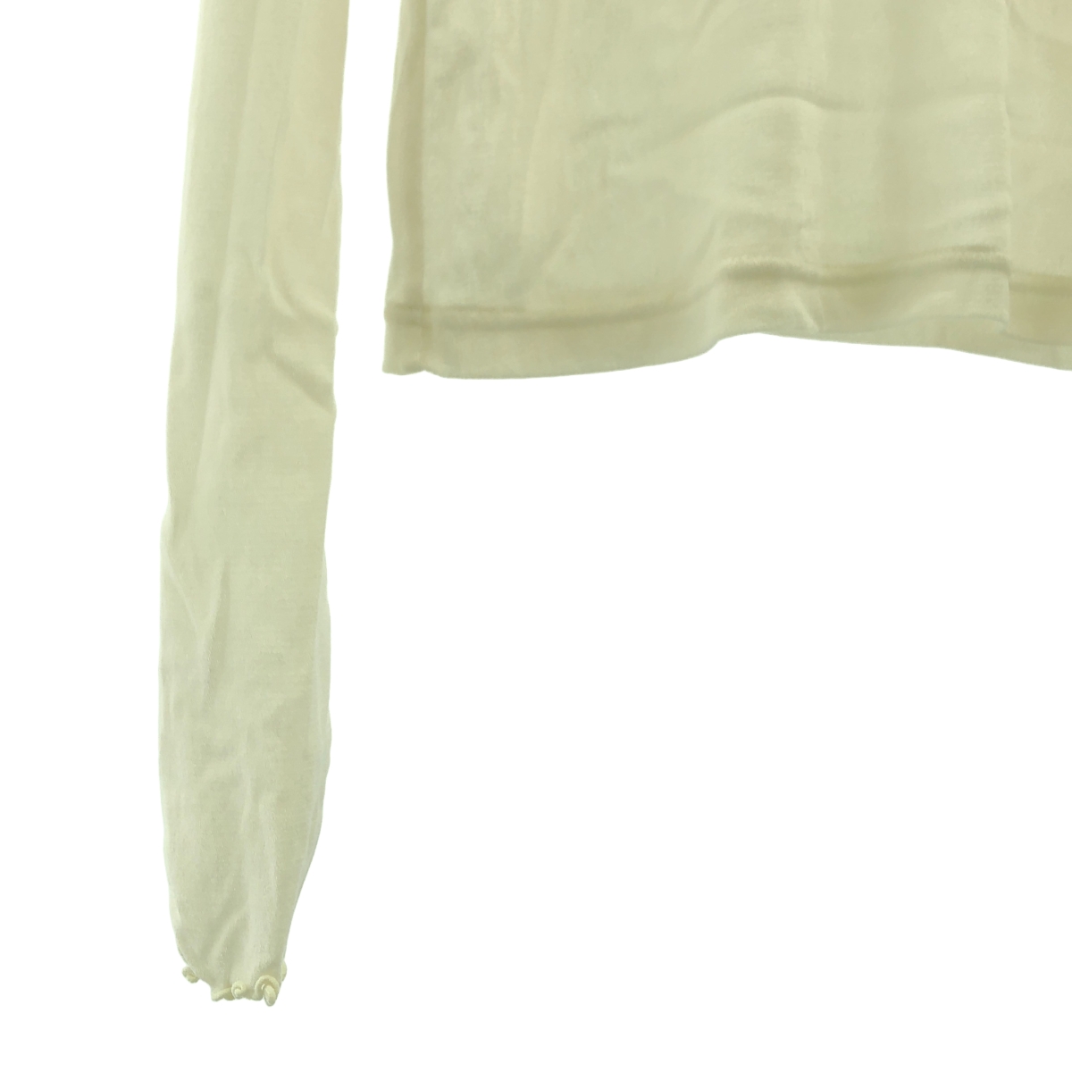 その他 ハイネック シアー ニット カットソー