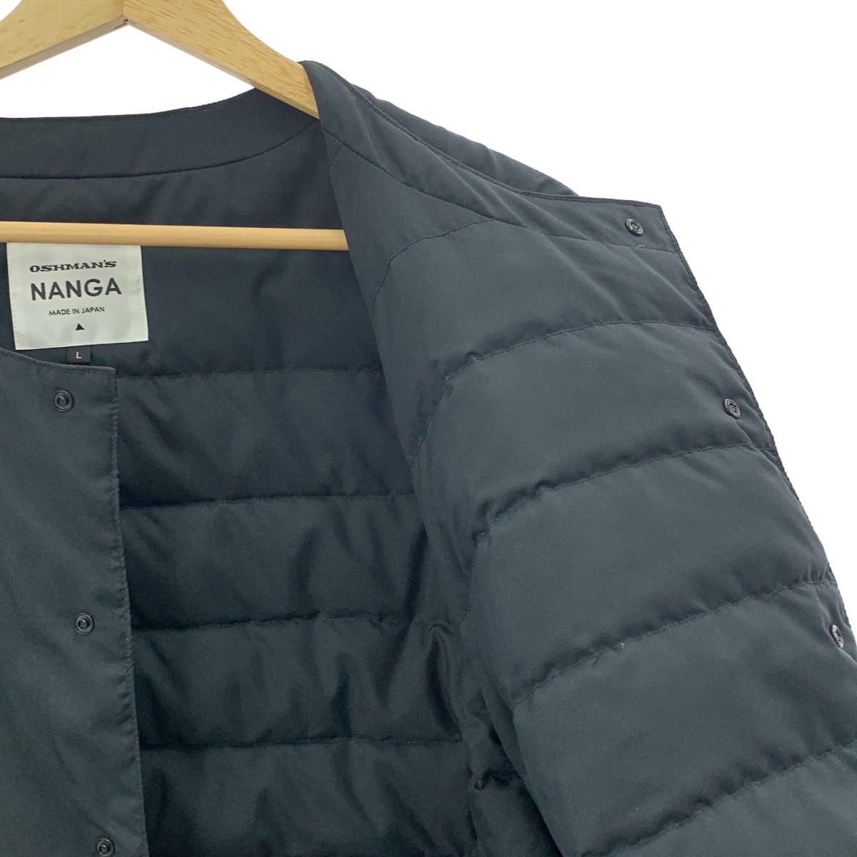 NANGA / ナンガ × OSHMAN'S オッシュマンズ別注 ノーカラー ダウンジャケット