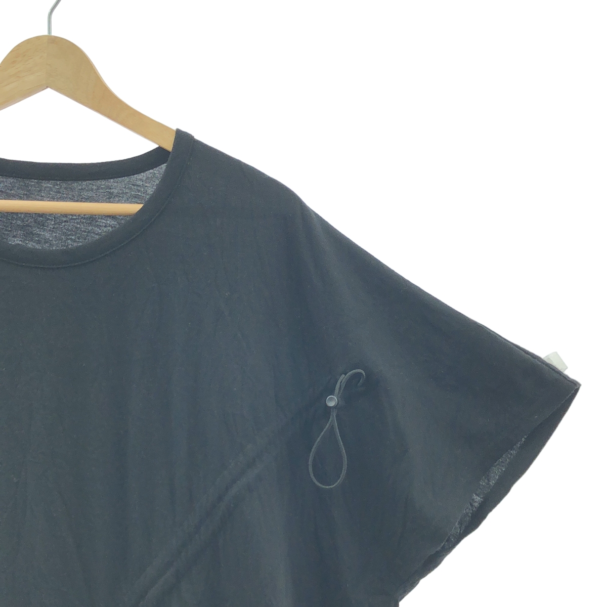 Ground Y / グラウンドワイ コットン アシンメトリー ギャザー トップス