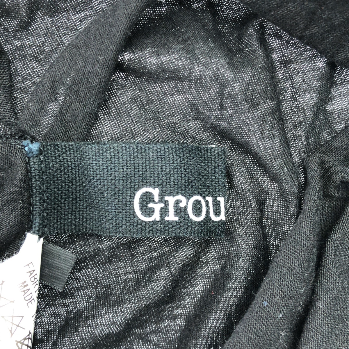 Ground Y / グラウンドワイ コットン アシンメトリー ギャザー トップス