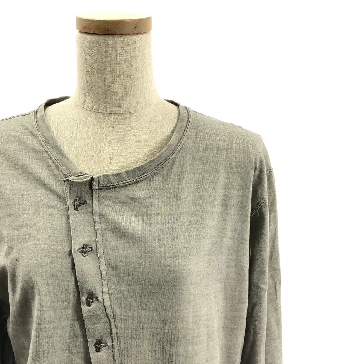 taichi murakami / タイチムラカミ つぎはぎ ヘンリーネック カットソー