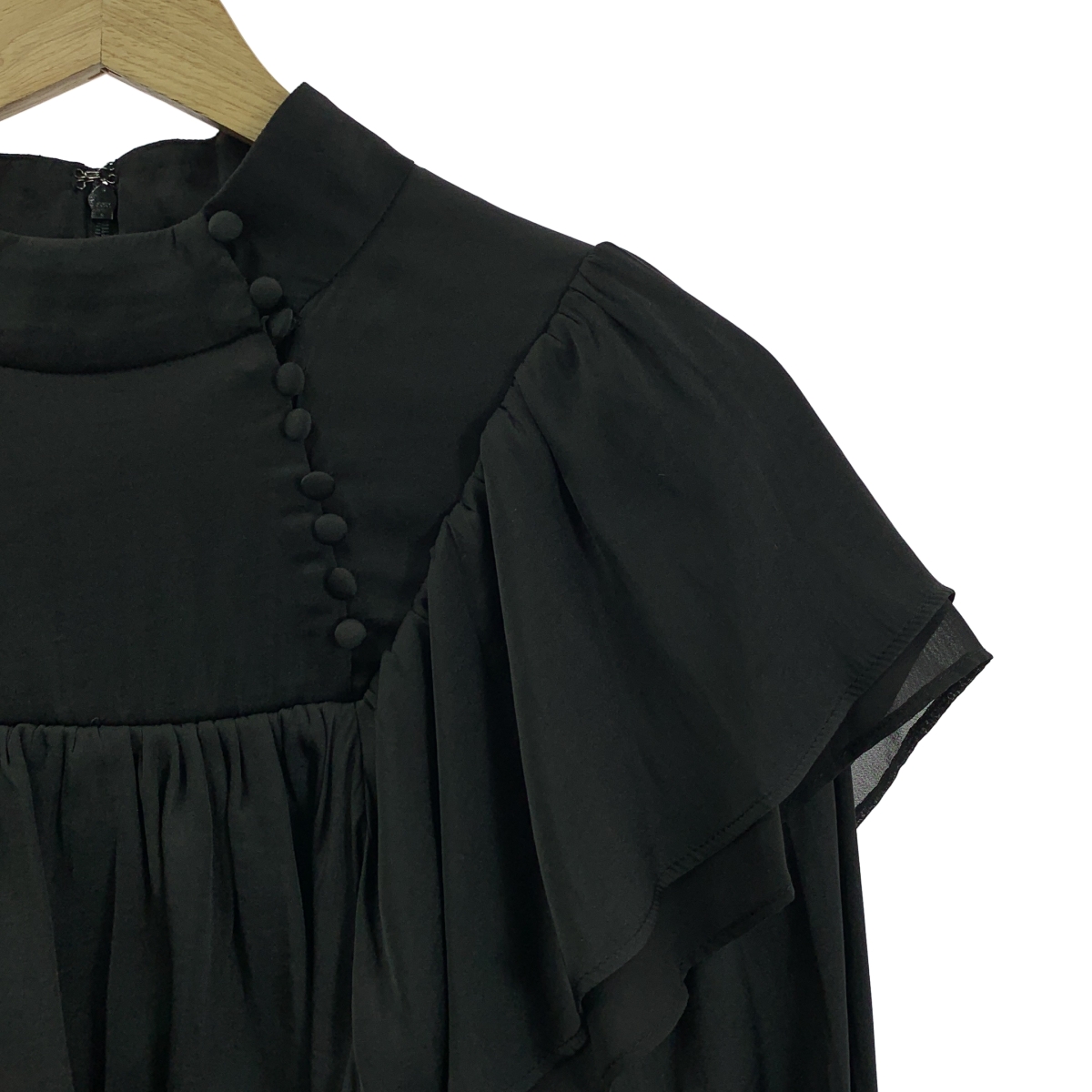 PAMEO POSE / パメオポーズ ギャザー フリル ボリューム ドレス ワンピース