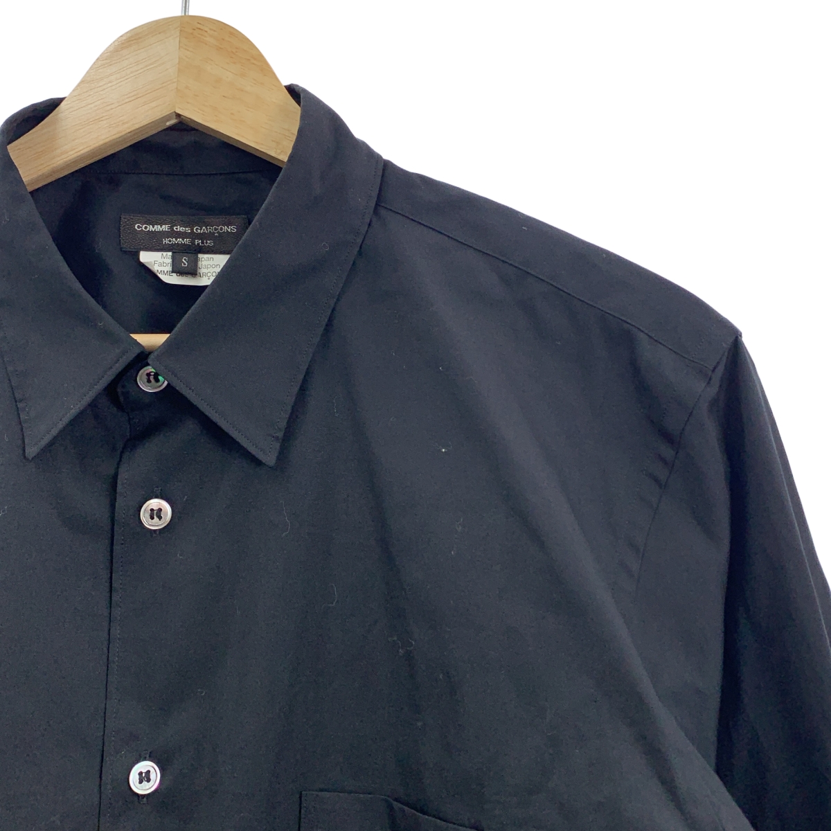 COMME des GARCONS HOMME PLUS / コムデギャルソンオムプリュス 変形 レギュラーカラー ロングシャツ