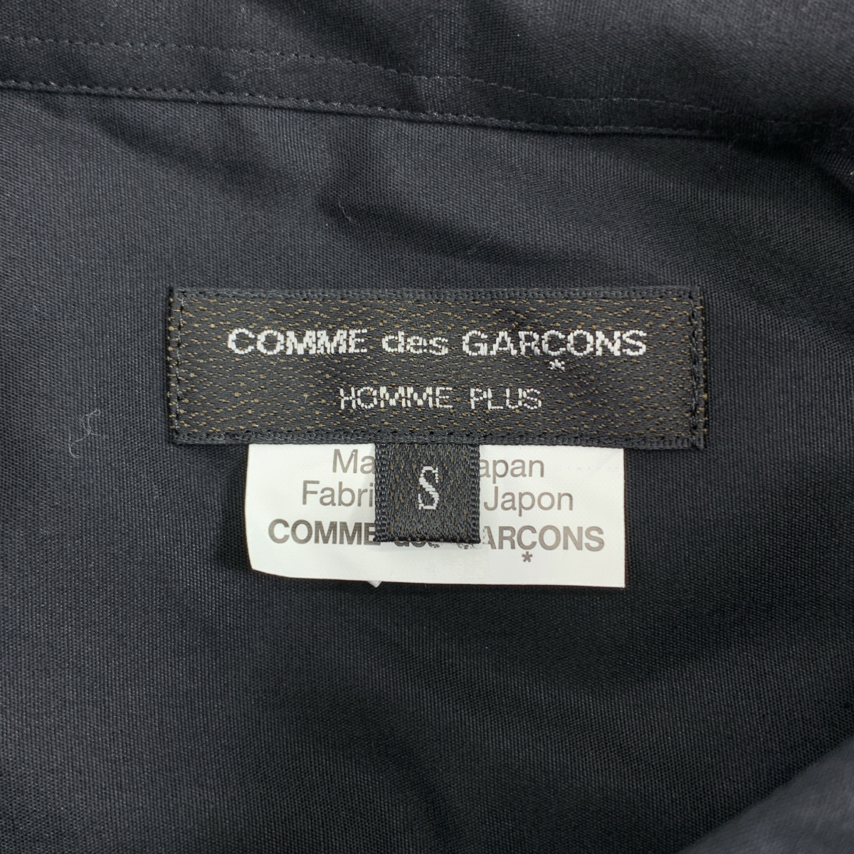COMME des GARCONS HOMME PLUS / コムデギャルソンオムプリュス 変形 レギュラーカラー ロングシャツ