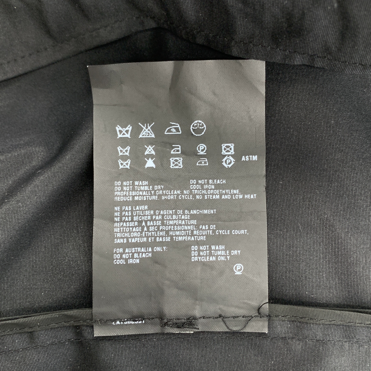 PRADA / プラダ ノーカラー ギャザー タックスリーブ ジャケット