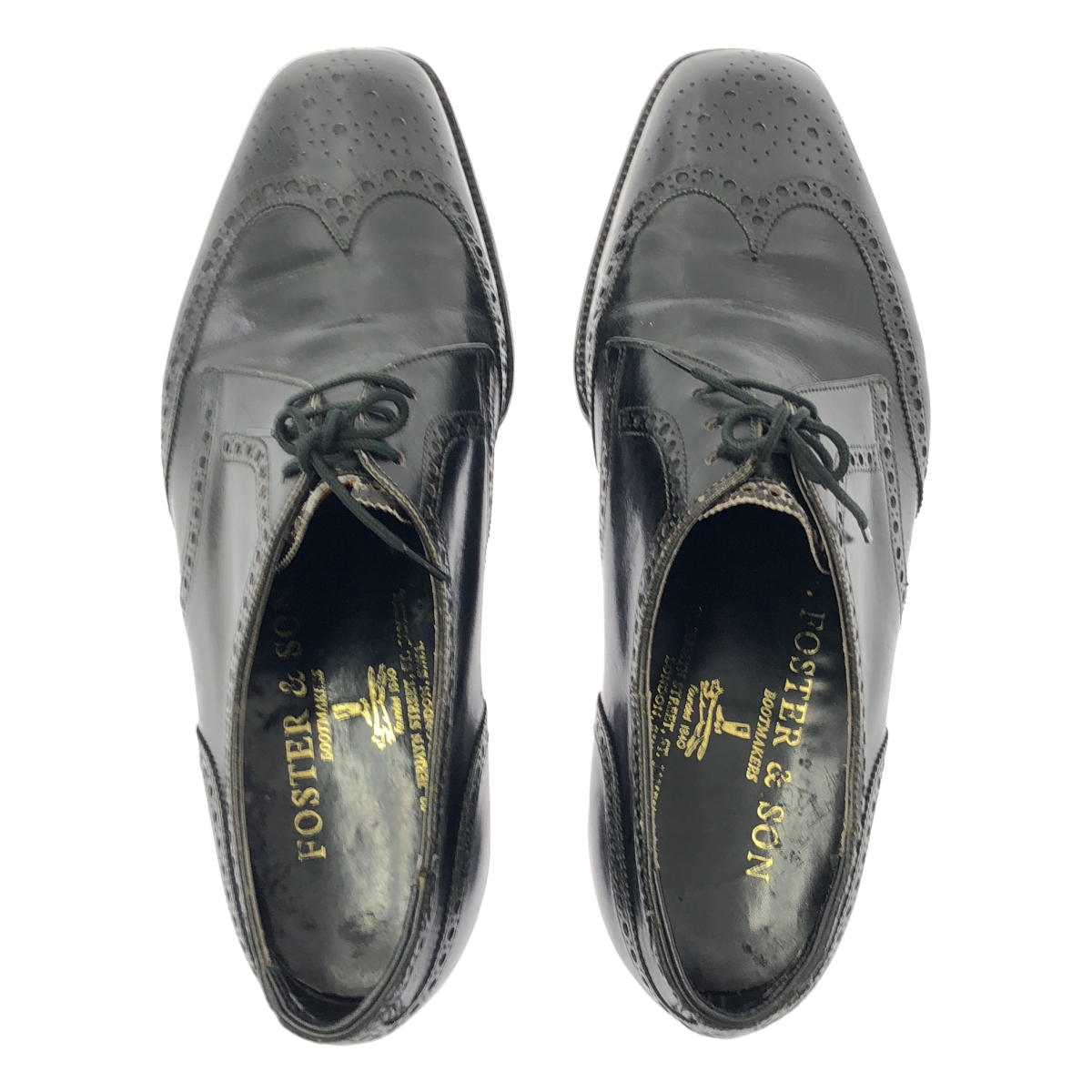 Foster & Sons / フォスターアンドサン レザー ウィングチップ ドレスシューズ