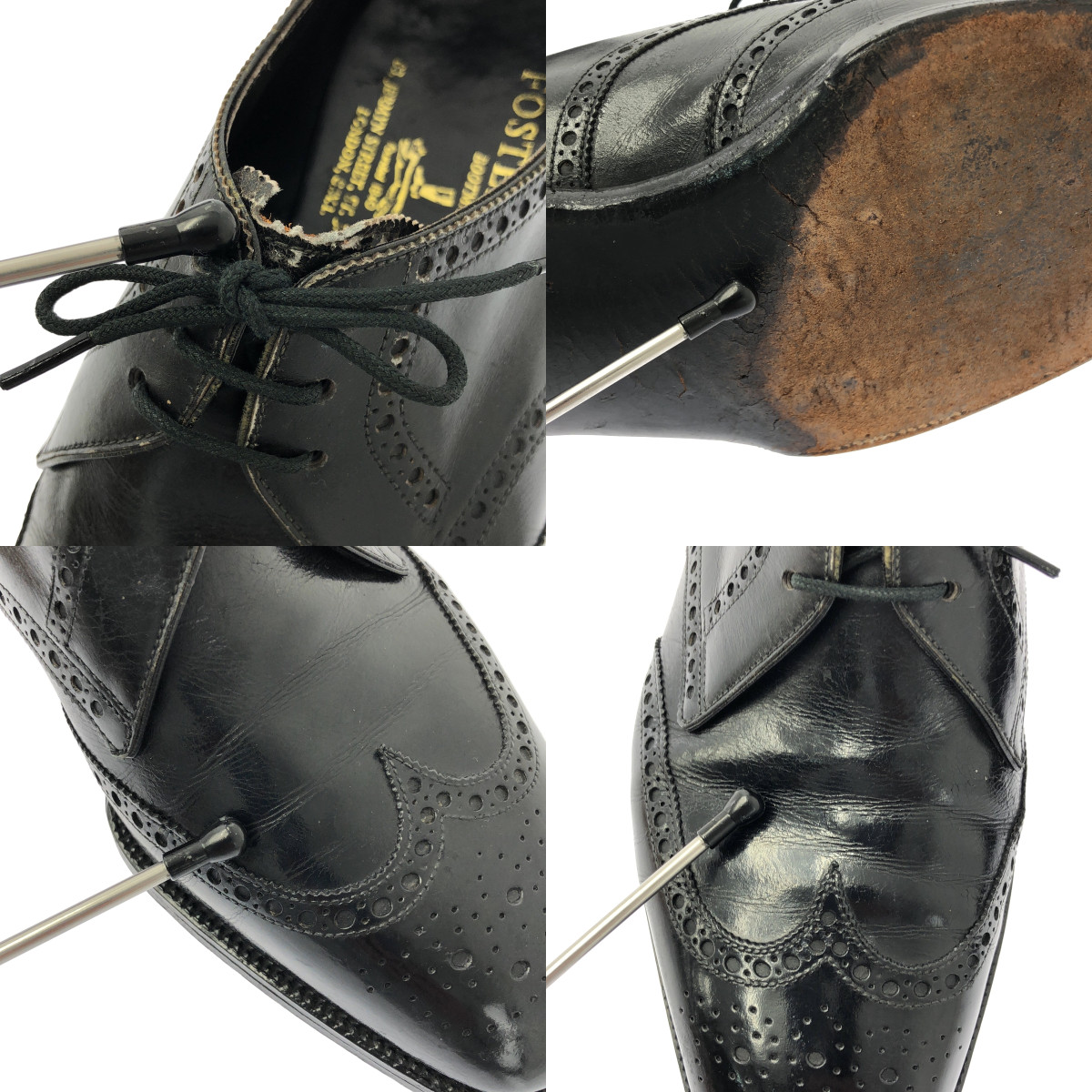 Foster & Sons / フォスターアンドサン レザー ウィングチップ ドレスシューズ