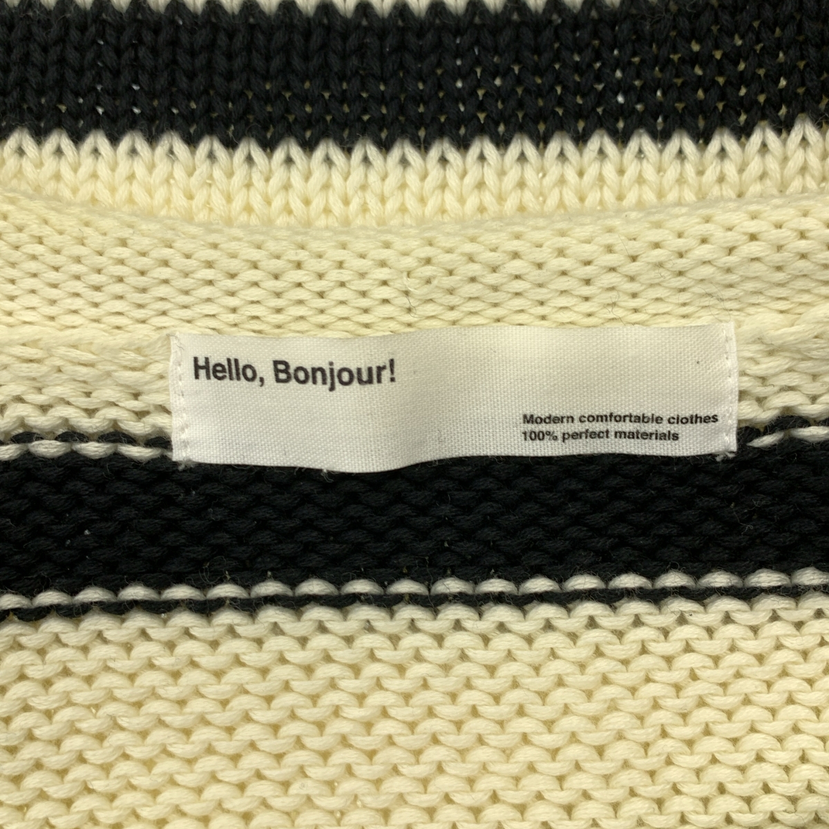 L'Appartement / アパルトモン Border Rollup Knit Pullover / ボーダー ニット プルオーバー