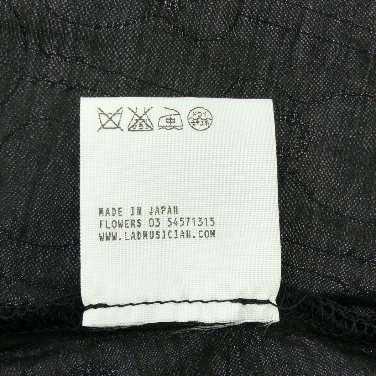 LAD MUSICIAN / ラッドミュージシャン 総ロゴ エンブロイダリー シャツ ワンピース