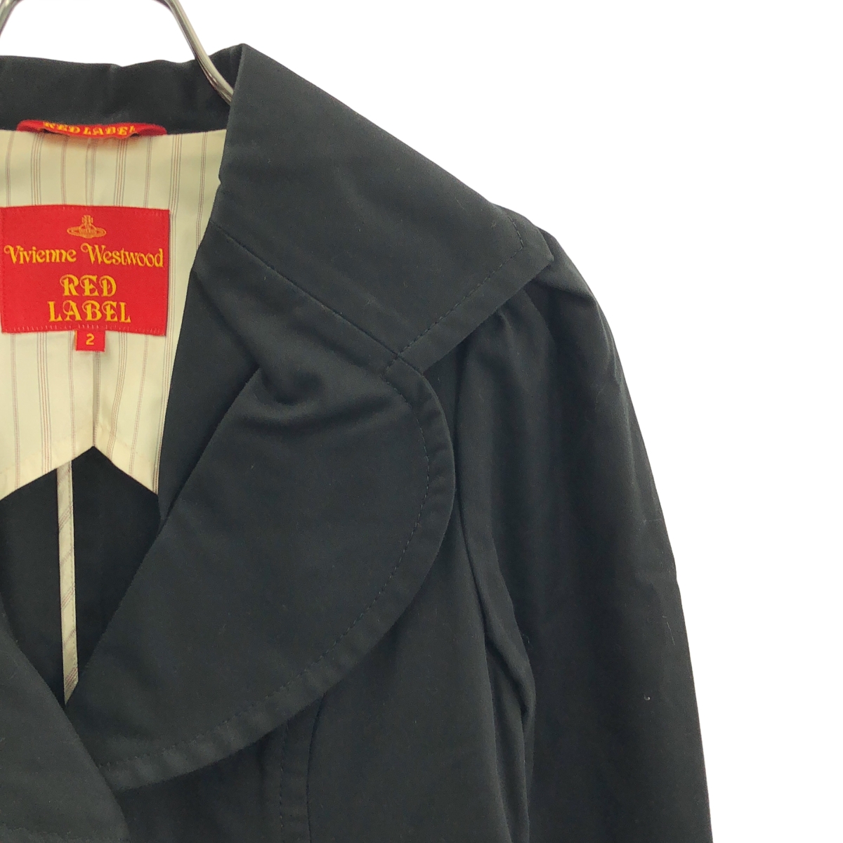 VIVIENNE WESTWOOD RED LABEL / ヴィヴィアンウエストウッドレッドレーベル コットン オーブボタン スプリングコート