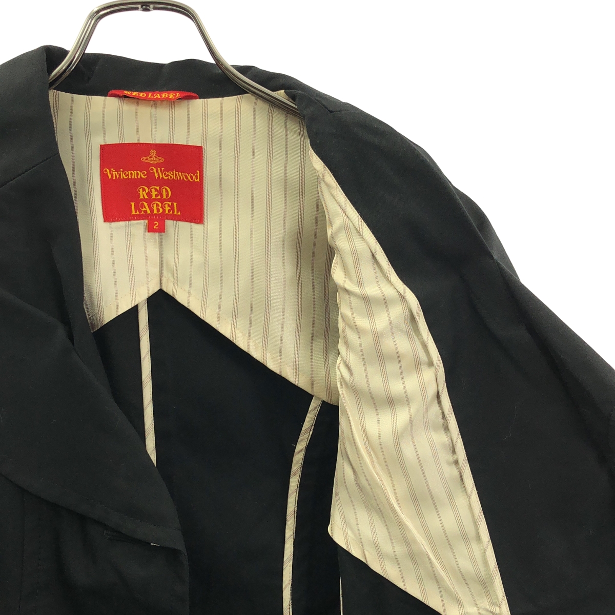 VIVIENNE WESTWOOD RED LABEL / ヴィヴィアンウエストウッドレッドレーベル コットン オーブボタン スプリングコート