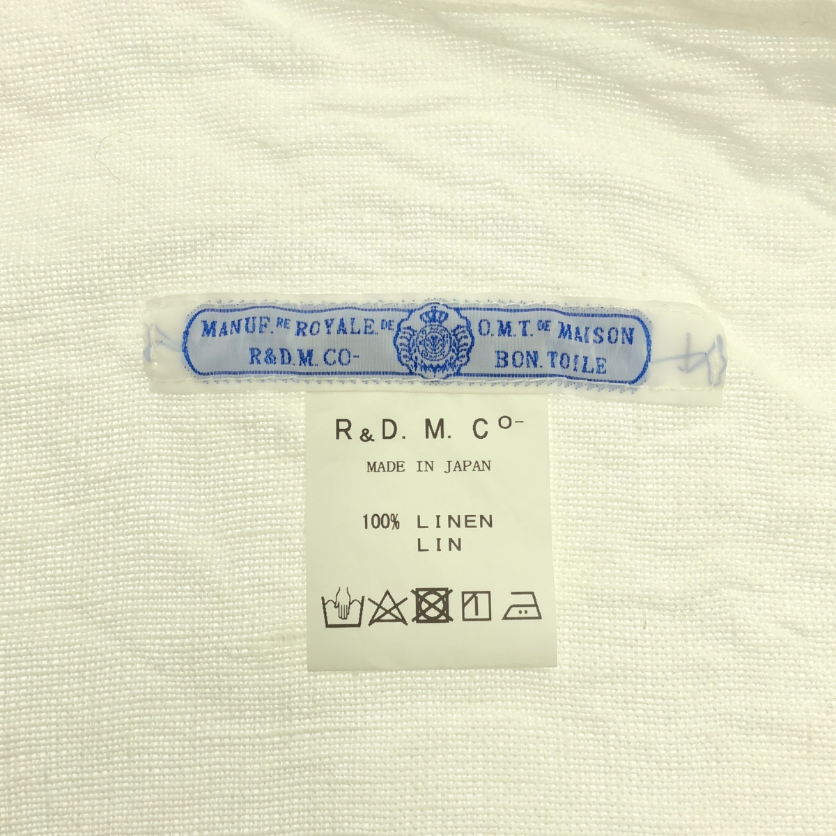 R & D.M.Co- / オールドマンズテーラー APRON エプロン CATCH ME 刺しゅう