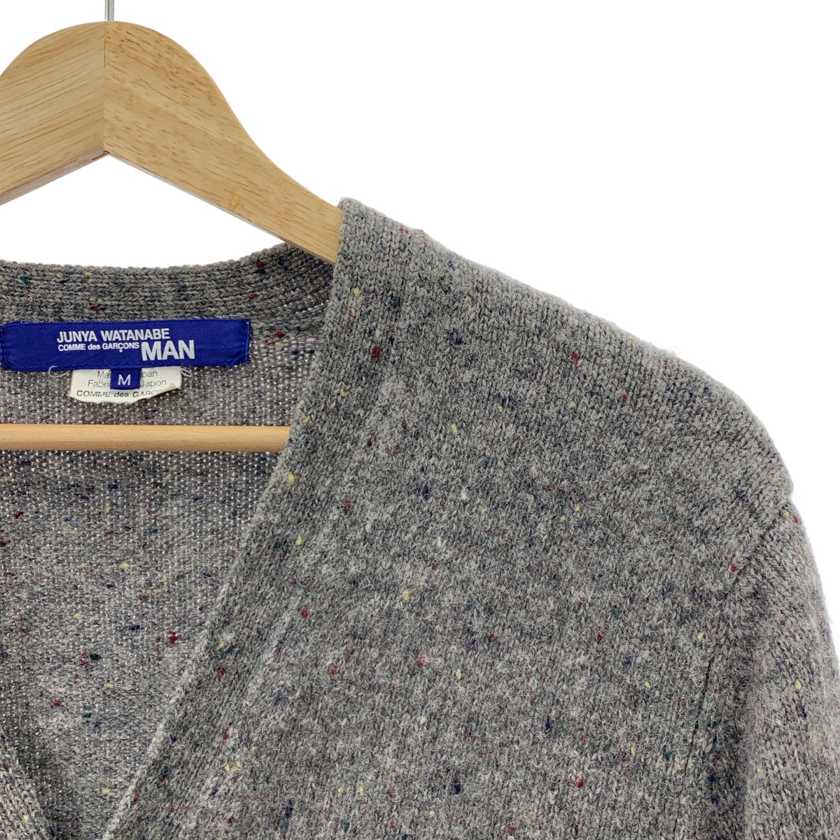 JUNYAWATANABE COMMEdesGARCONS MAN / ジュンヤワタナベマン 縮絨加工 Vネック ニット カーディガン