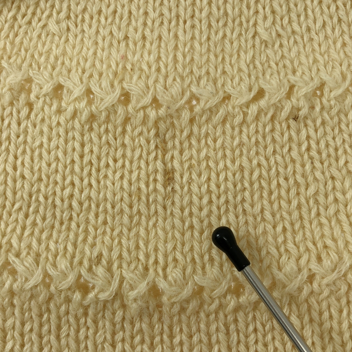 JUNYA WATANABE COMME des GARCONS / ジュンヤワタナベ 手編み ウール クルーネック ニット