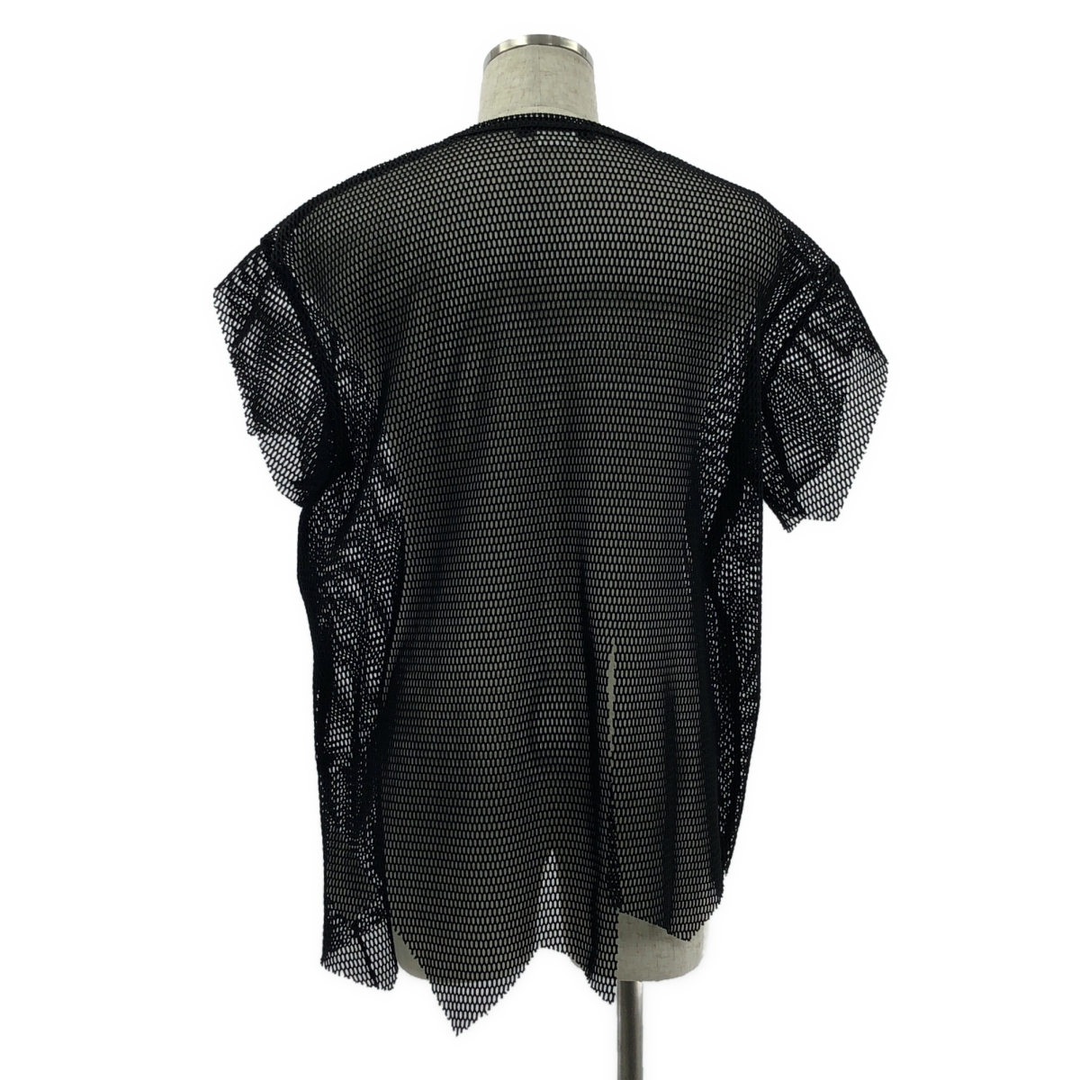 BLACK COMME des GARCONS / ブラックコムデギャルソン ランダムカット メッシュ カットソー