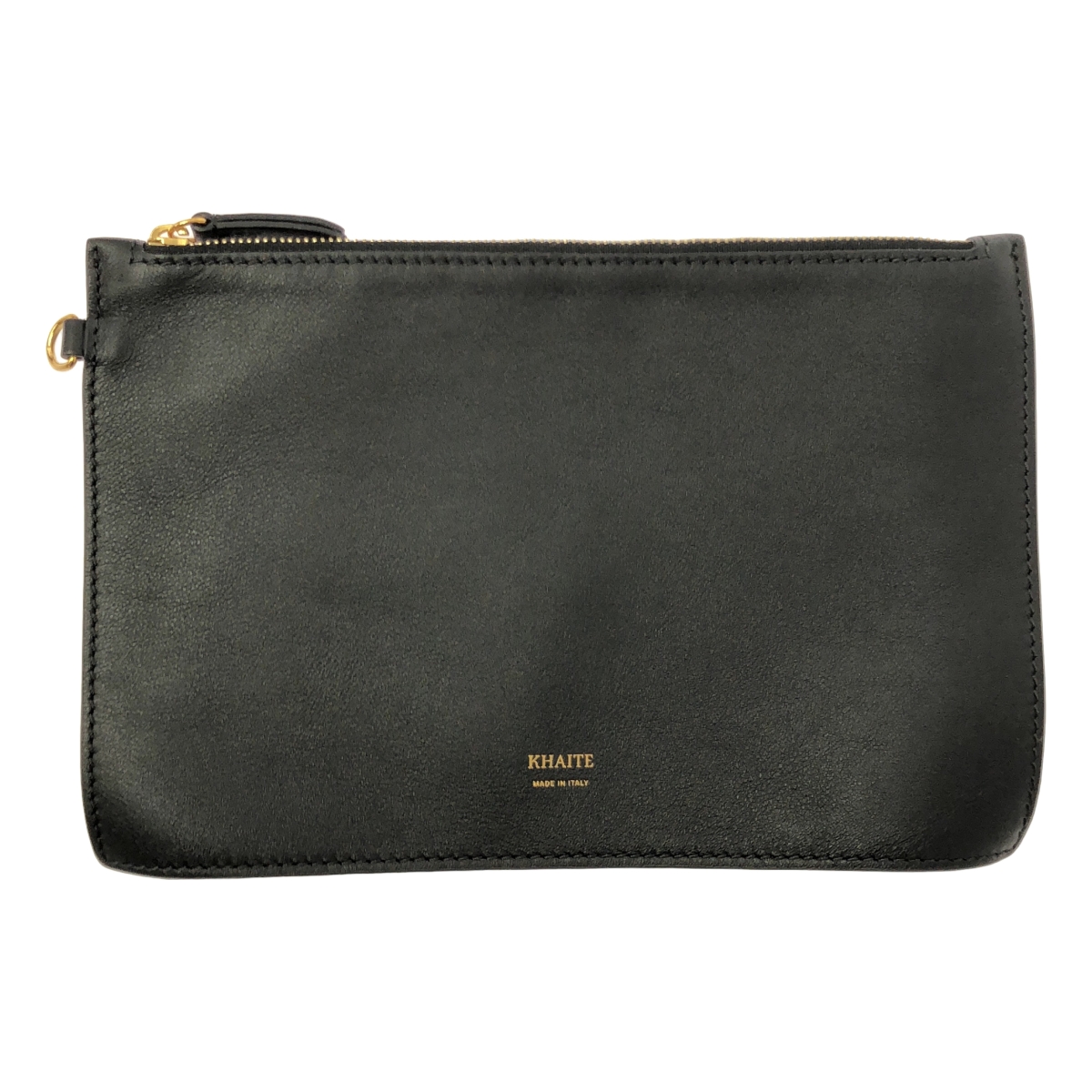 Khaite / ケイト ポーチ付き レザー ロゴ トートバッグ