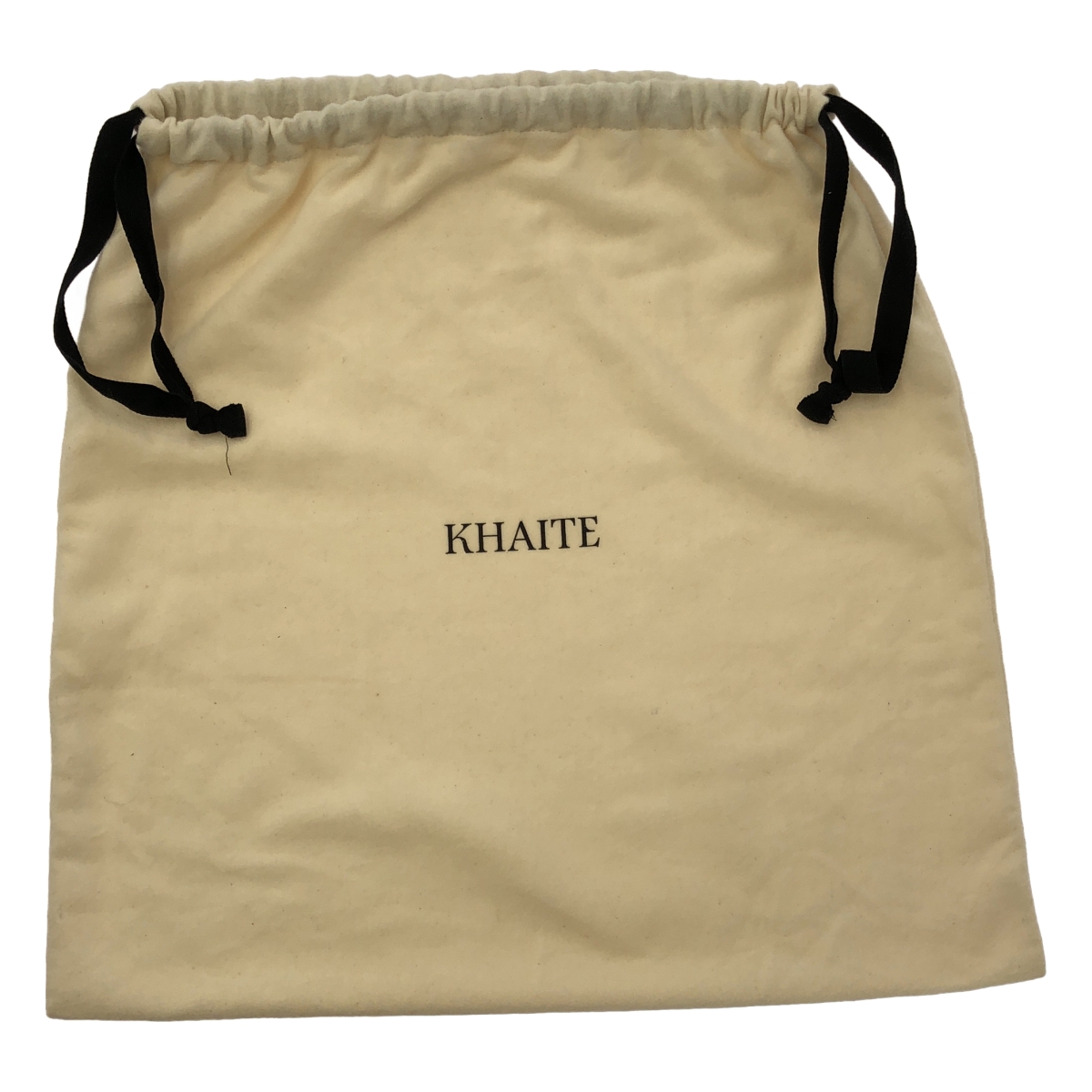 Khaite / ケイト ポーチ付き レザー ロゴ トートバッグ