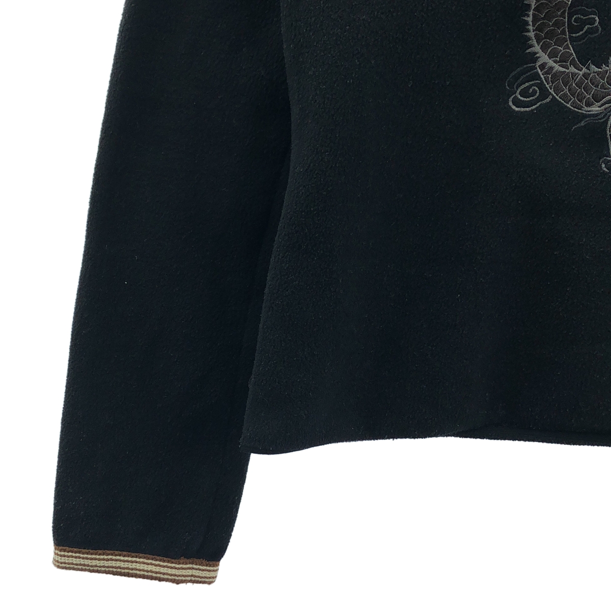 VIVIENNE TAM / ヴィヴィアンタム ドラゴン エンブロイダリー チャイナ フリース プルオーバー