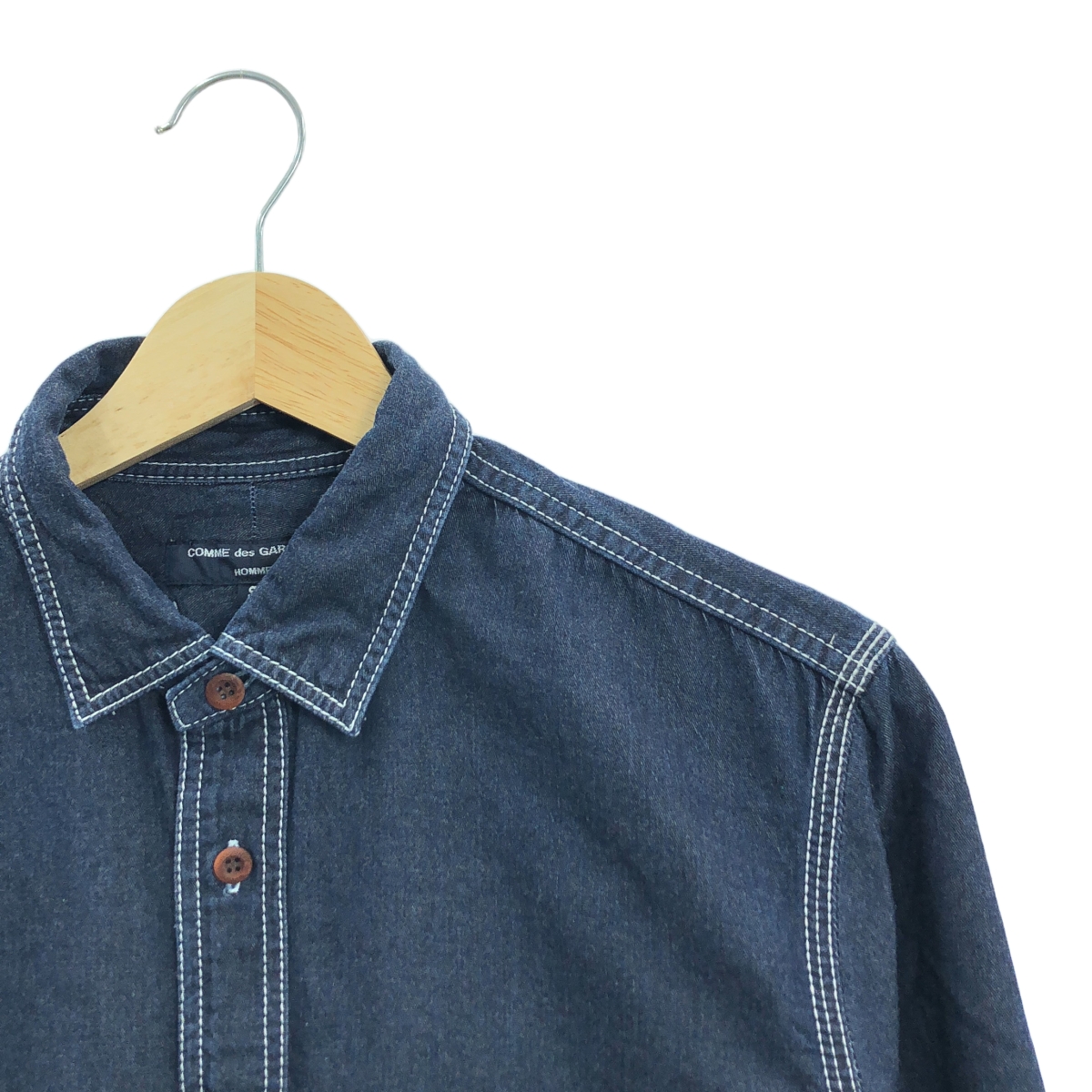 COMME des GARCONS HOMME / コムデギャルソンオム デニム レギュラーカラー シャツ