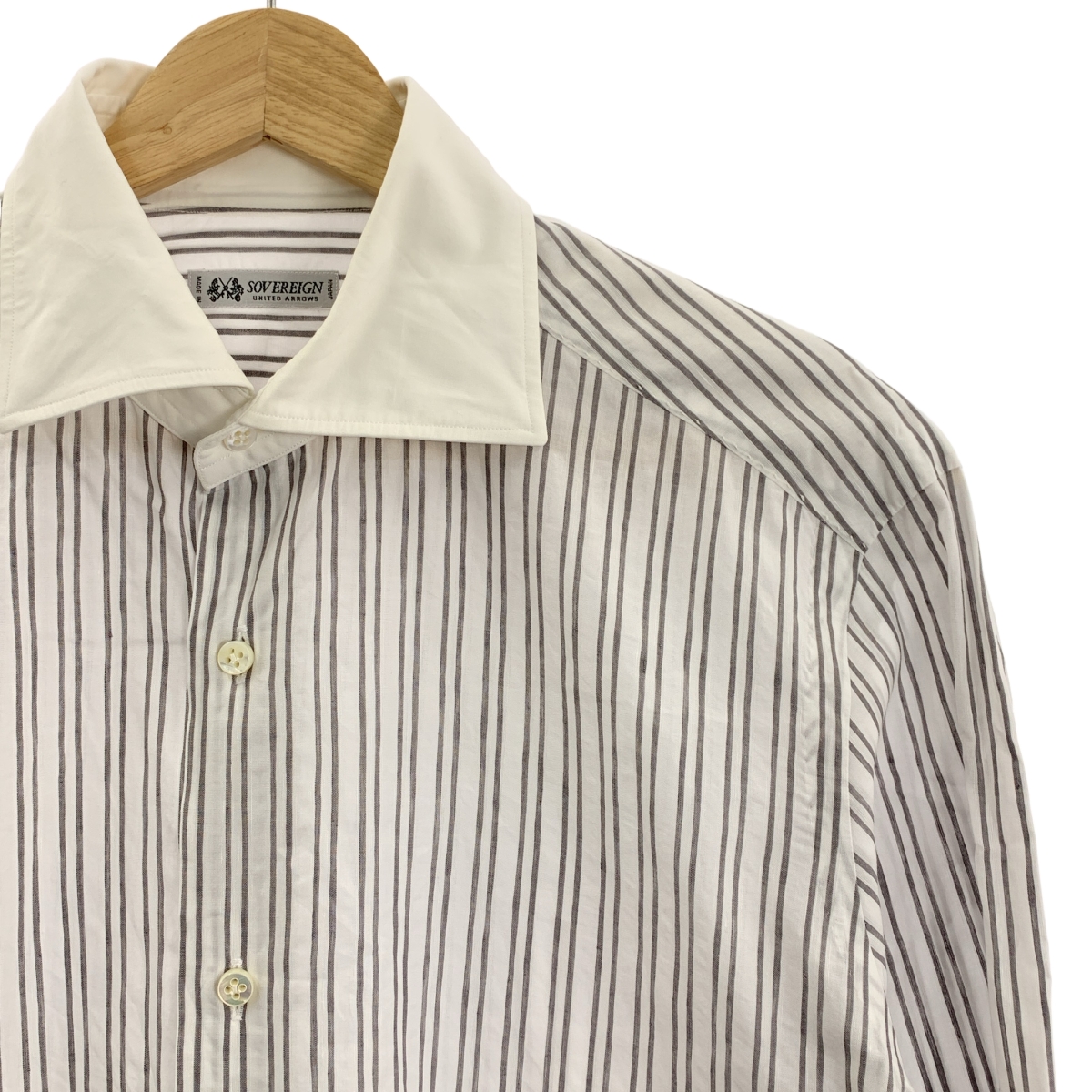 その他 コットン ストライプシャツ