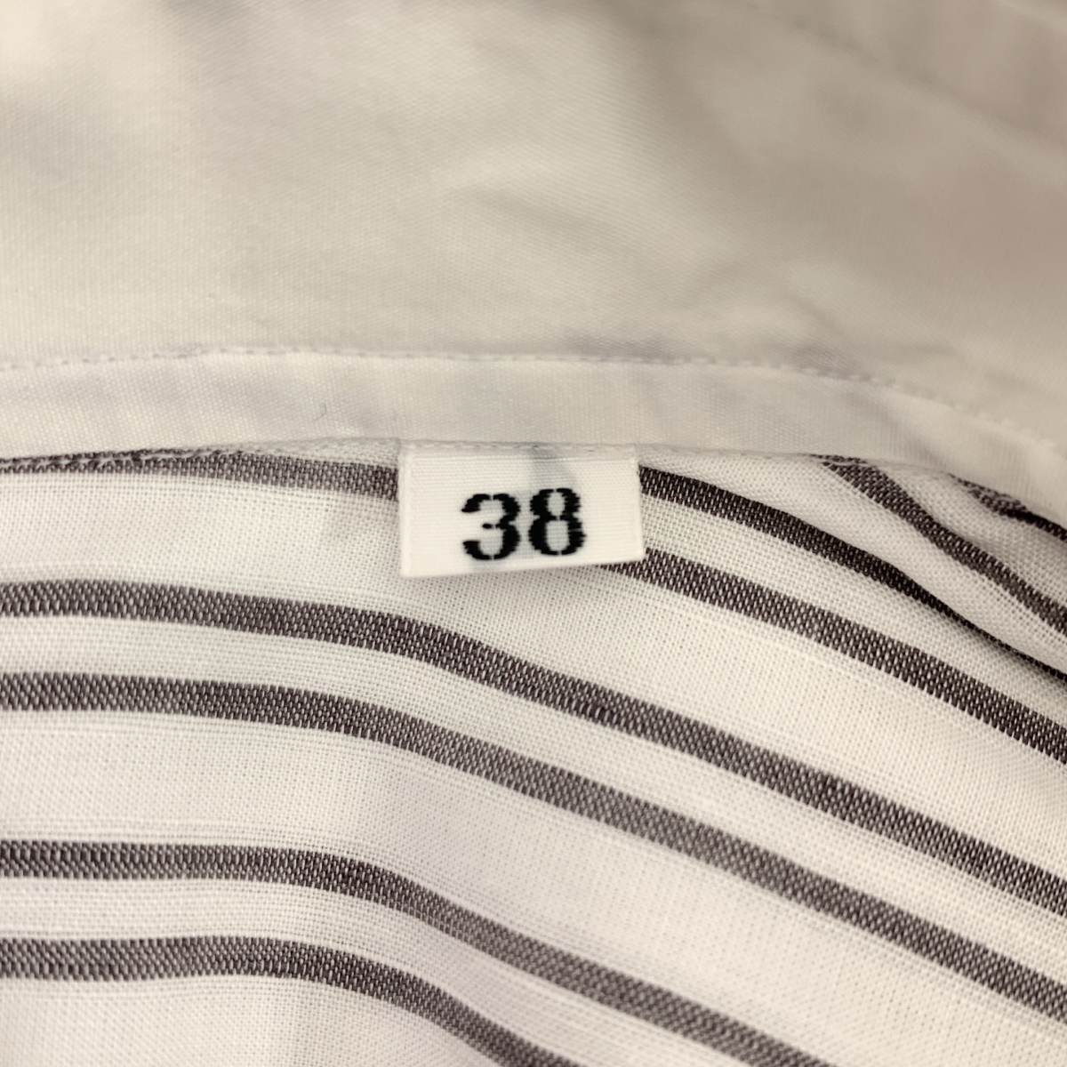 その他 コットン ストライプシャツ