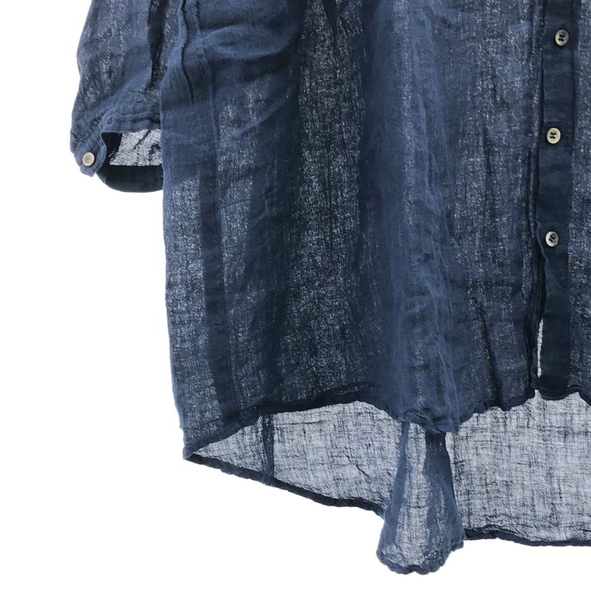 suzuki takayuki / スズキタカユキ over blouse リネン フレアシャツ